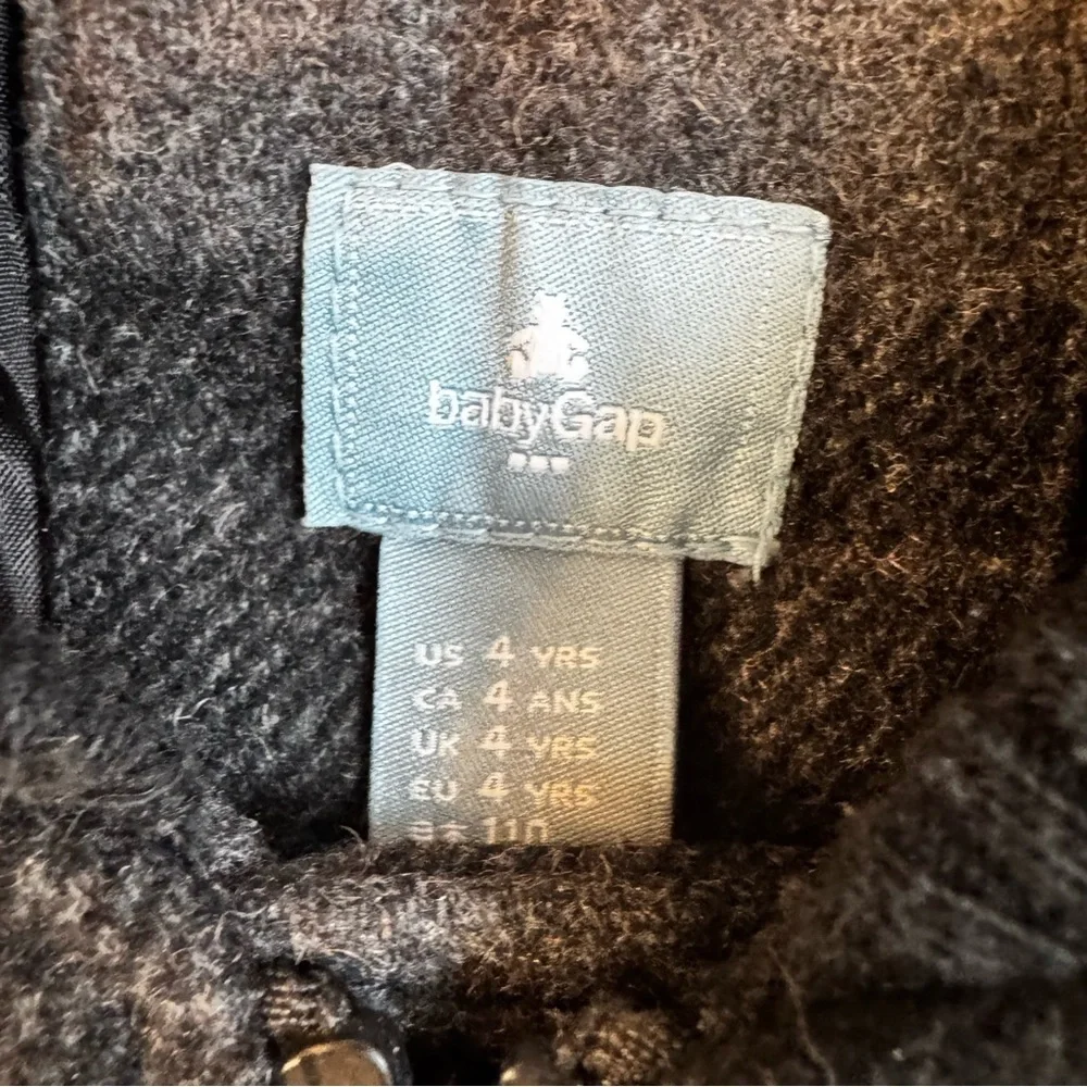 Baby Gap Gray Plaid Bomber‎ Jacket- 4T